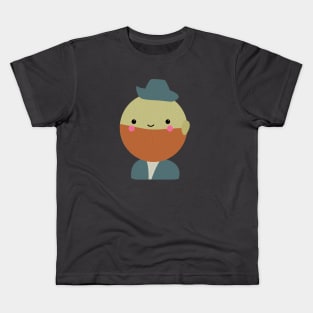 Van Gogh Self portrait with Felt Hat Kids T-Shirt